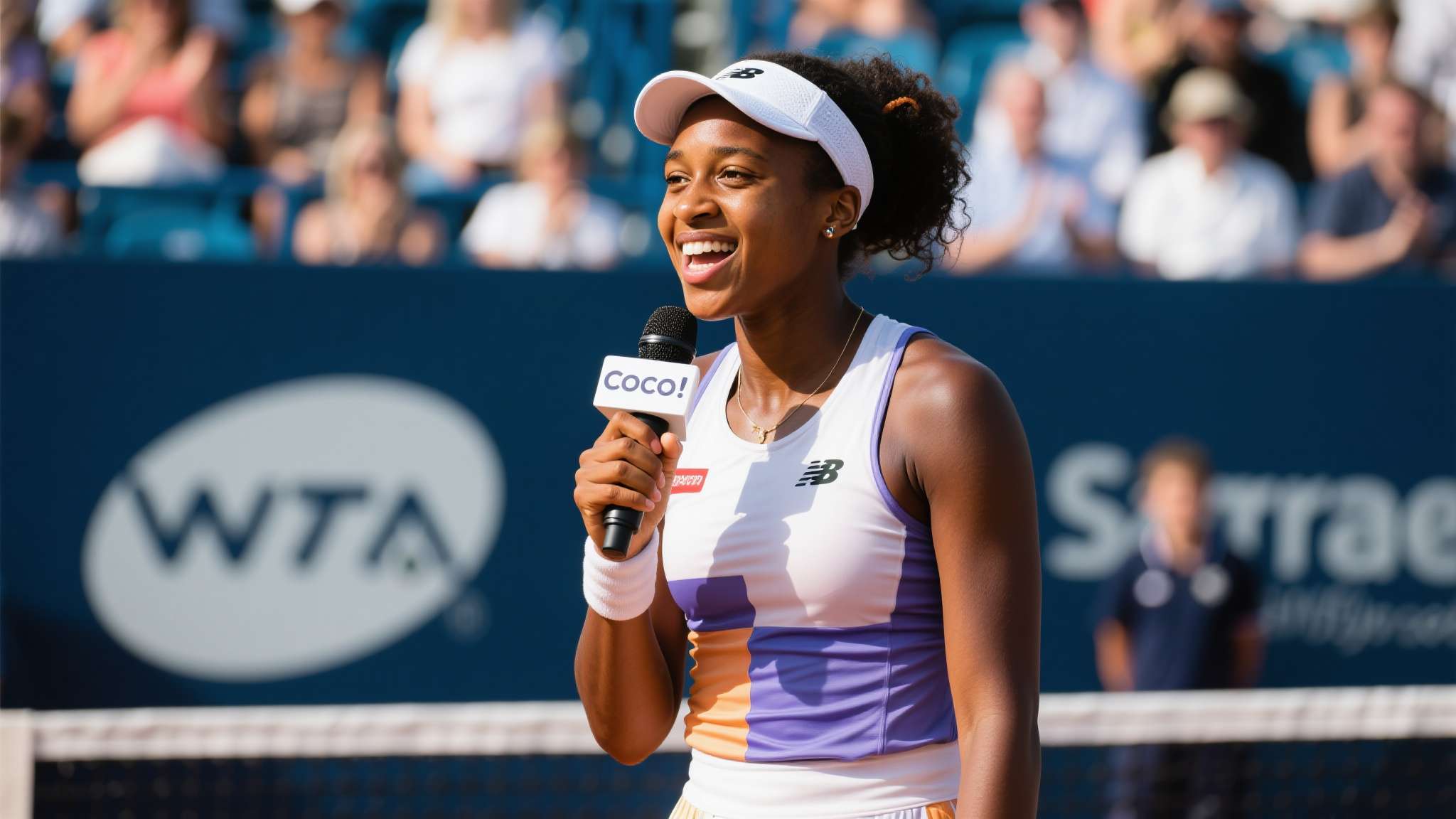 在激烈竞争的WTA巡回赛上，年轻球员科里·高芙（Coco Gauff）以出色实力