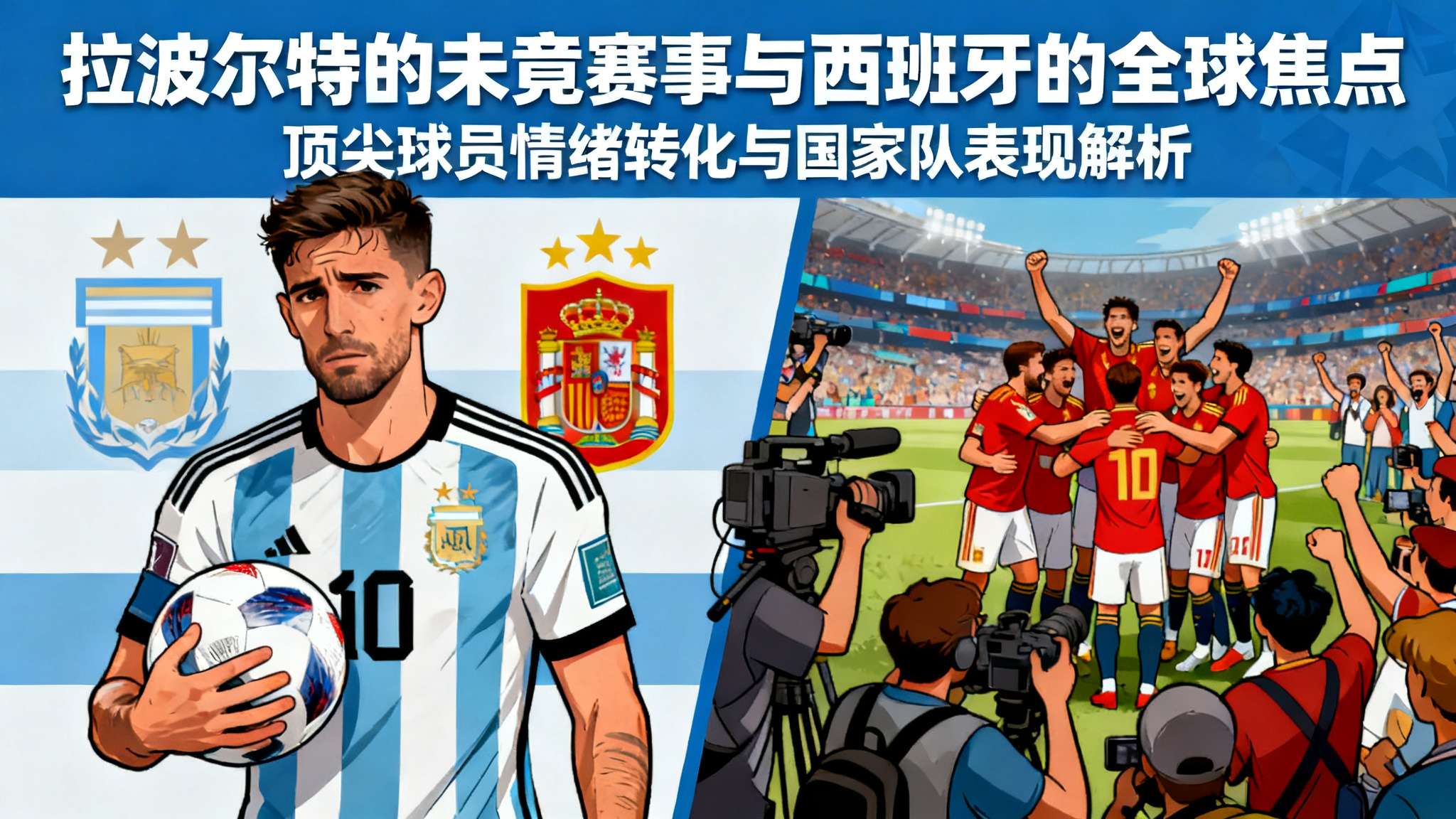 以“拉波尔特关于错失与阿根廷较量机会”和“西班牙赢得公众关注”为主题，本篇文章将